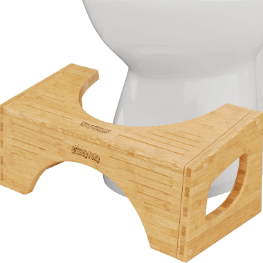 Squatty Potty The Original Bathroom Toilet Stool - Wood